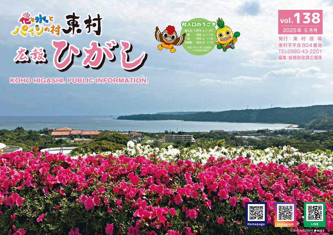 広報ひがし138号表紙