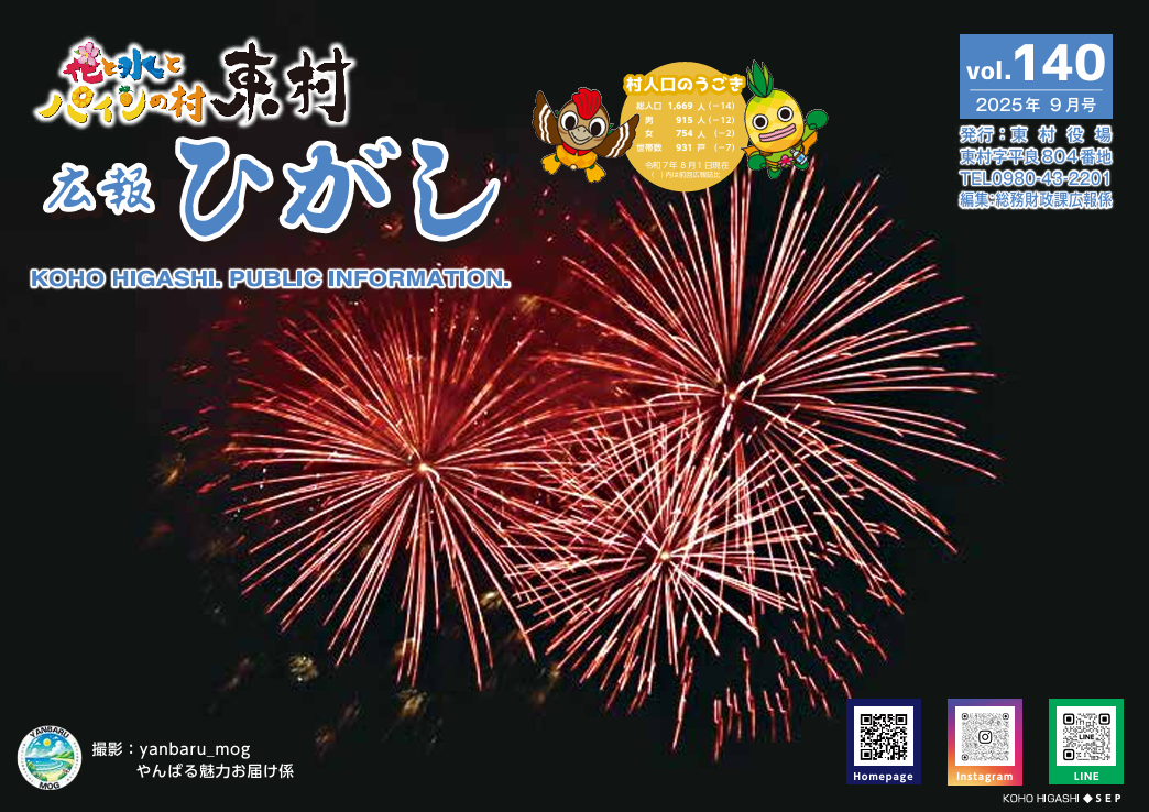 広報ひがし140号表紙