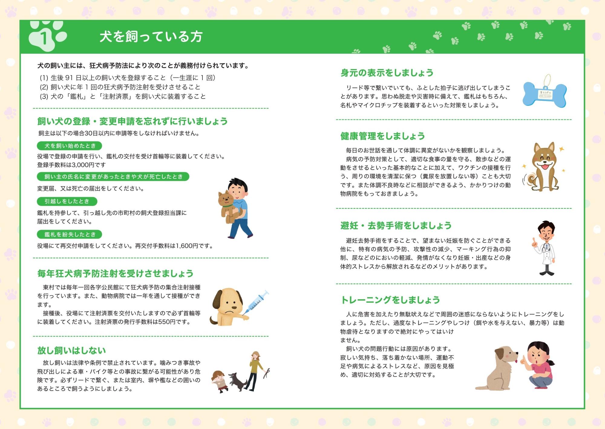 東村犬・猫の飼育ガイドライン2